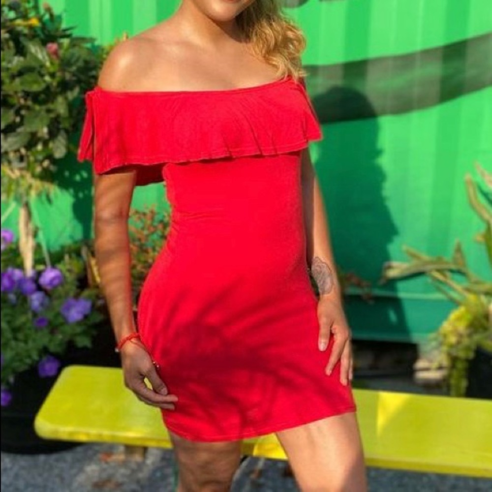 Red dress in XS